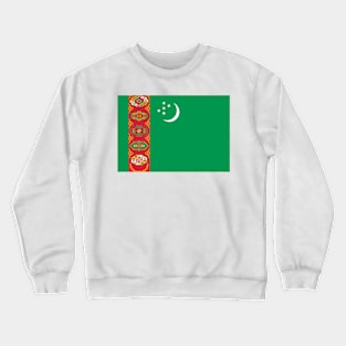 Turkmenistan flag Crewneck Sweatshirt